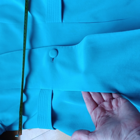 100% Pure Silk light blue suit size 6 - Picture 13 of 16